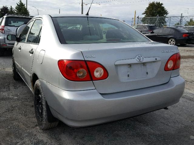 2T1BR32E66C709975 - 2006 TOYOTA COROLLA CE GRAY photo 3