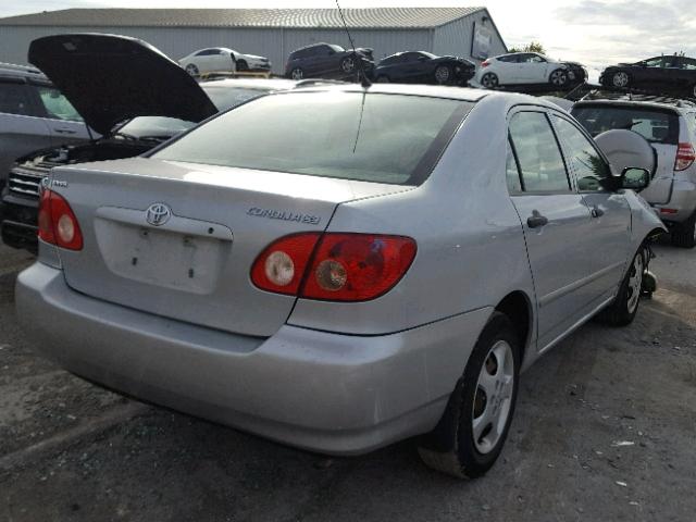 2T1BR32E66C709975 - 2006 TOYOTA COROLLA CE GRAY photo 4