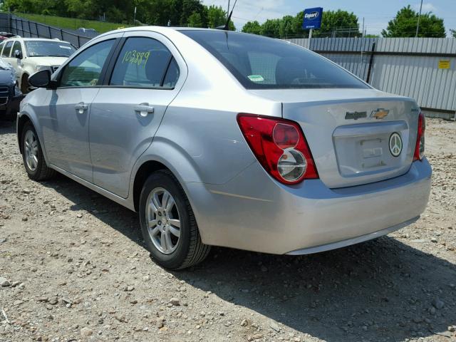 1G1JB5SH5C4191192 - 2012 CHEVROLET SONIC LS 银色 照片 3