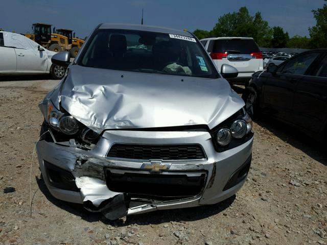 1G1JB5SH5C4191192 - 2012 CHEVROLET SONIC LS 银色 照片 9