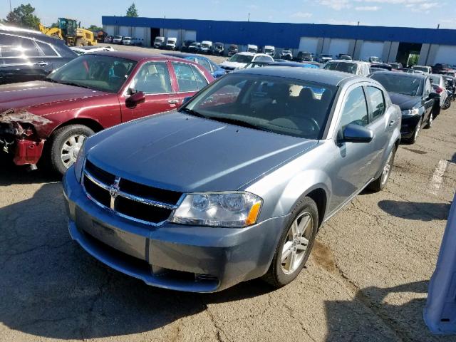 1B3CC1FB9AN210718 - 2010 DODGE AVENGER EX GRAY photo 2