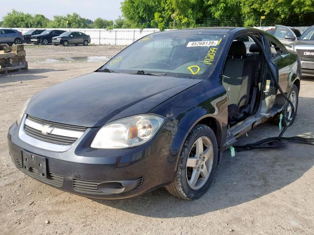 1G1AF1F54A7146897 - 2010 CHEVROLET COBALT 2LT BLACK photo 2