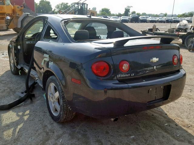 1G1AF1F54A7146897 - 2010 CHEVROLET COBALT 2LT BLACK photo 3