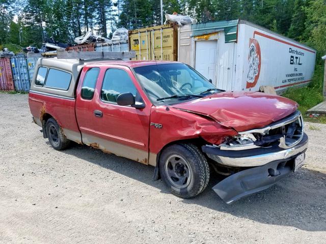 2FTRX17282CA11940 - 2002 FORD F150 RED photo 1