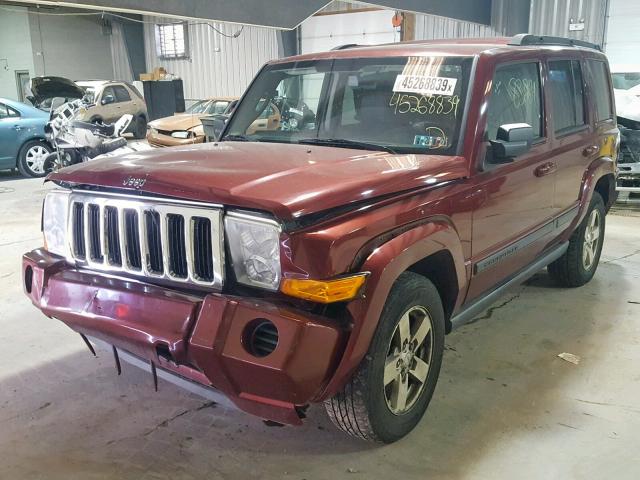 1J8HG48K47C501647 - 2007 JEEP COMMANDER 勃艮第红 照片 2