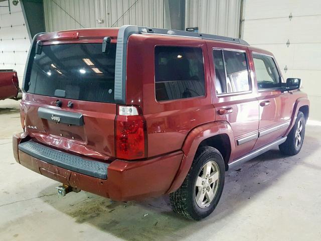 1J8HG48K47C501647 - 2007 JEEP COMMANDER 勃艮第红 照片 4