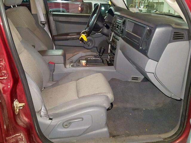 1J8HG48K47C501647 - 2007 JEEP COMMANDER 勃艮第红 照片 5