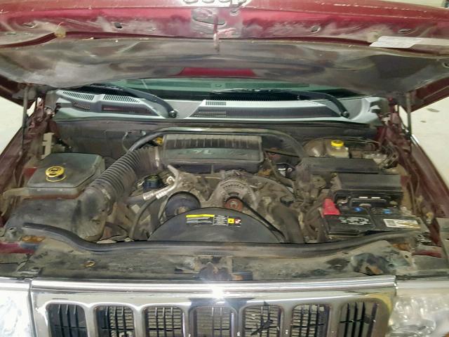 1J8HG48K47C501647 - 2007 JEEP COMMANDER 勃艮第红 照片 7
