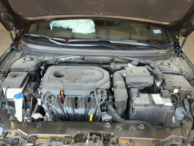 5NPE34AF5JH612979 - 2018 HYUNDAI SONATA SPO BLACK photo 7