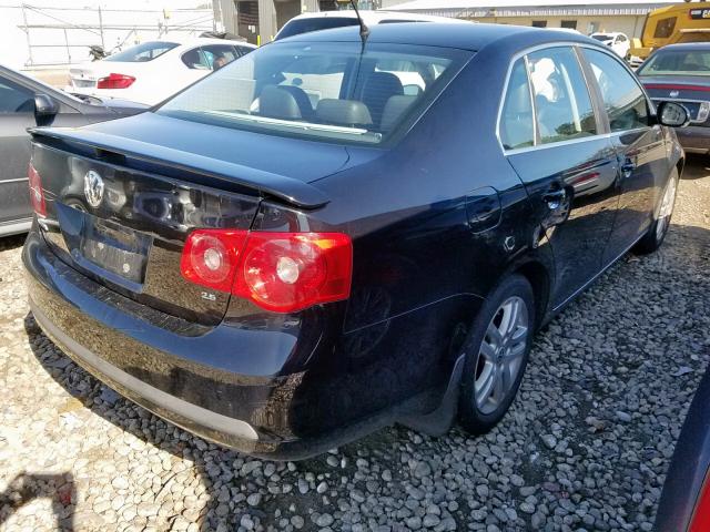 3VWEF81K77M166698 - 2007 VOLKSWAGEN JETTA WOLF BLACK photo 4