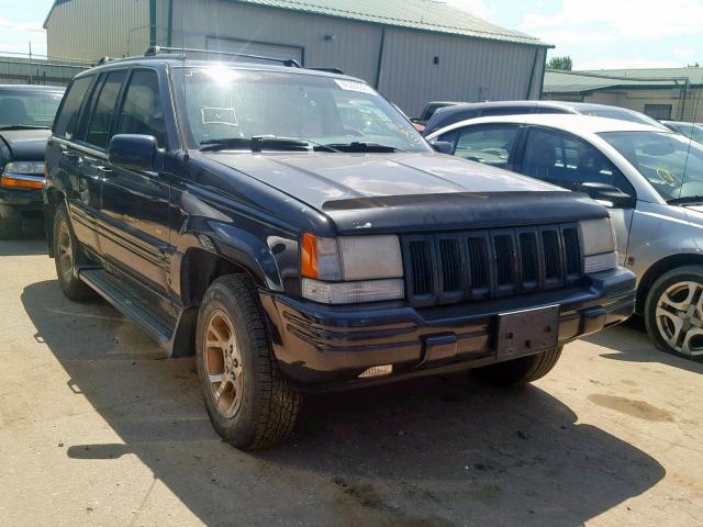 1J4GZ78Y3VC605024 - 1997 JEEP GRAND CHER BLACK photo 1