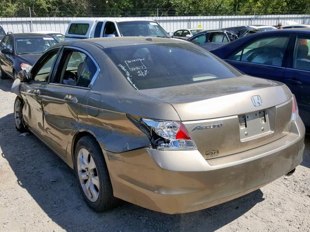 1HGCP2F89AA080249 - 2010 HONDA ACCORD EXL GOLD photo 3