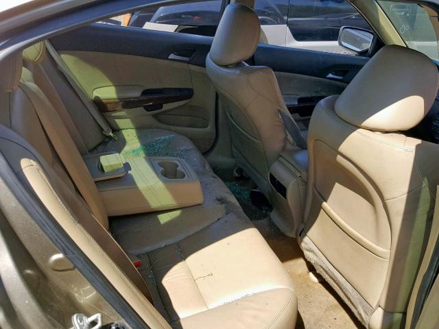 1HGCP2F89AA080249 - 2010 HONDA ACCORD EXL GOLD photo 6