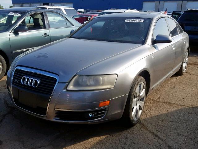 WAUDG74F16N035580 - 2006 AUDI A6 3.2 QUA SILVER photo 2