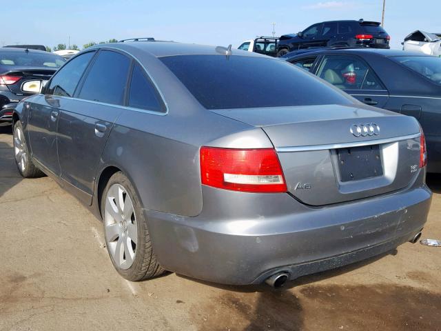 WAUDG74F16N035580 - 2006 AUDI A6 3.2 QUA SILVER photo 3