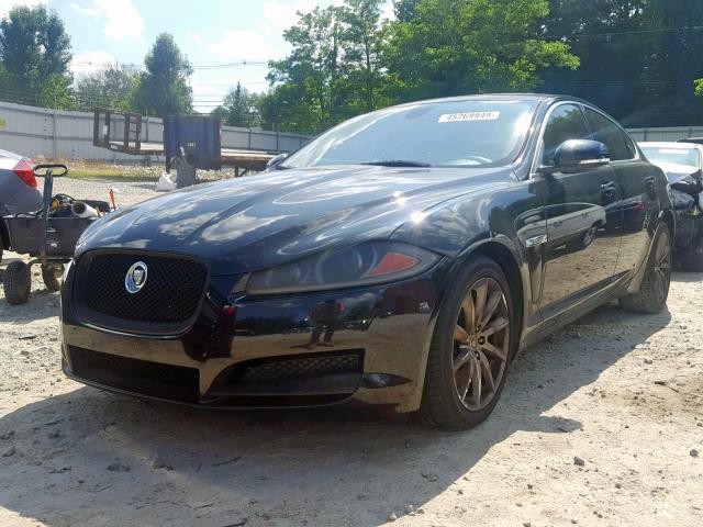 SAJWA0FB7CLS59251 - 2012 JAGUAR XF BLACK photo 2