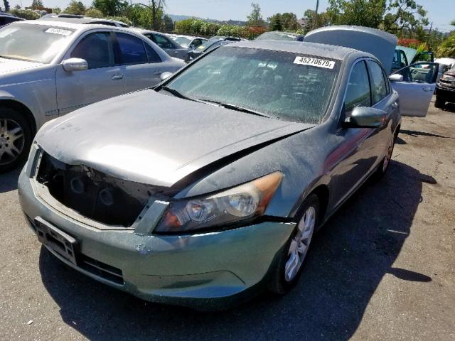 JHMCP26898C056853 - 2008 HONDA ACCORD EXL GREEN photo 2