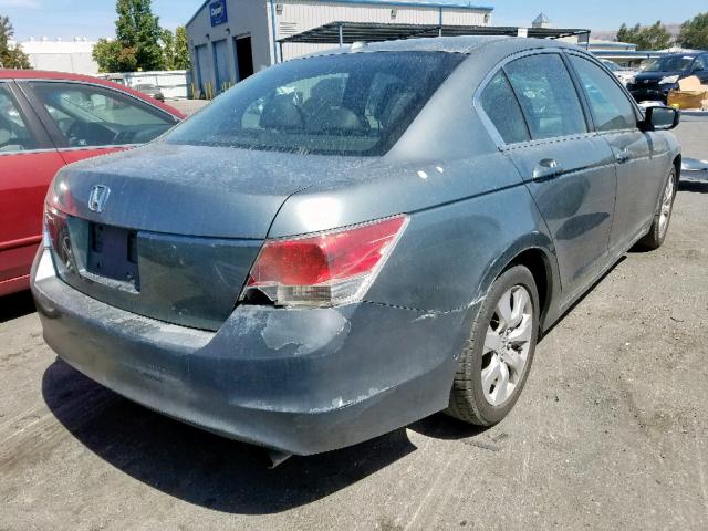 JHMCP26898C056853 - 2008 HONDA ACCORD EXL GREEN photo 4