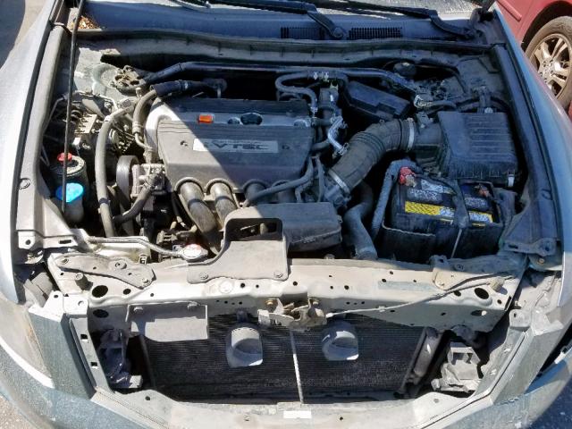 JHMCP26898C056853 - 2008 HONDA ACCORD EXL GREEN photo 7