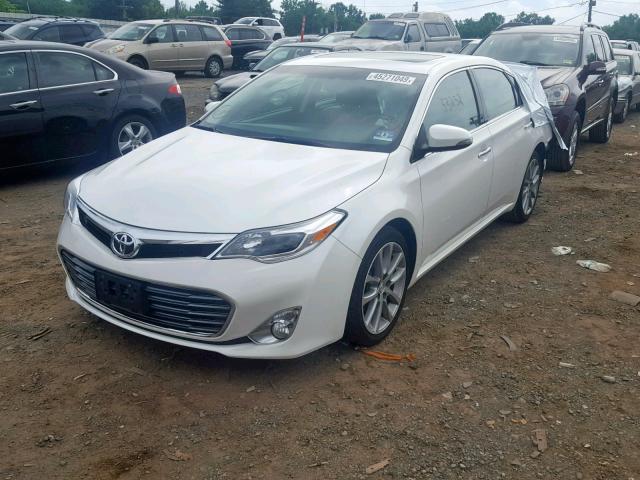 4T1BK1EB0EU100372 - 2014 TOYOTA AVALON BAS WHITE photo 2