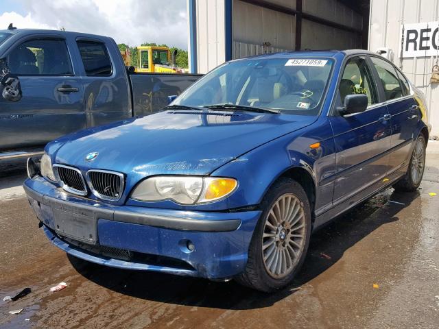 WBAEW53473PG09825 - 2003 BMW 330 XI BLUE photo 2