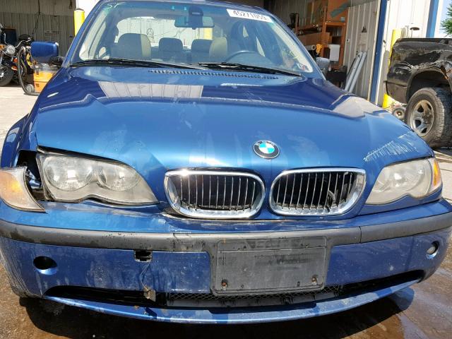 WBAEW53473PG09825 - 2003 BMW 330 XI BLUE photo 9