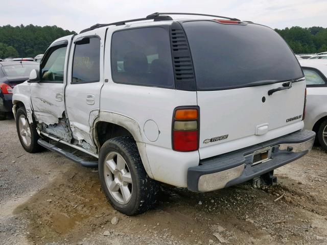 1GNEC13T95J215202 - 2005 CHEVROLET TAHOE C150 WHITE photo 3