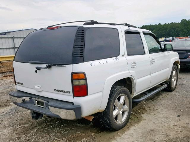 1GNEC13T95J215202 - 2005 CHEVROLET TAHOE C150 WHITE photo 4