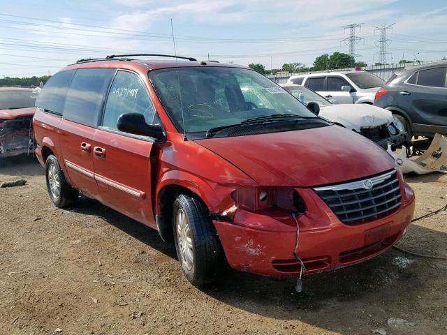 2A4GP54L86R874004 - 2006 CHRYSLER TOWN & COU RED photo 1