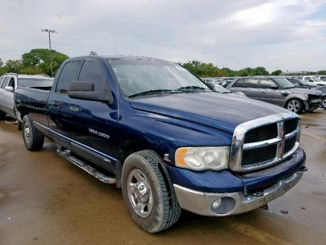 3D7KR28C05G855217 - 2005 DODGE RAM 2500 S ლურჯი ფოტო 1