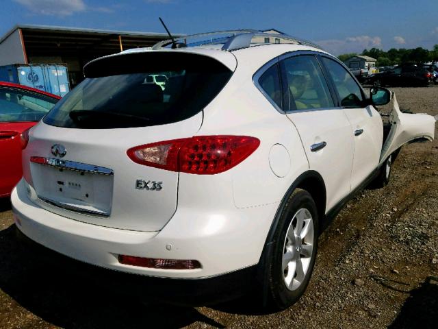 JN1AJ0HR9AM757416 - 2010 INFINITI EX35 BASE WHITE photo 4