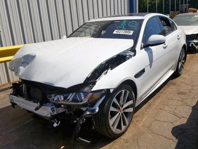 SAJAL4FX1JCP37958 - 2018 JAGUAR XE R - SPO WHITE photo 2