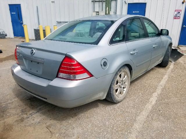 1MEFM40176G601872 - 2006 MERCURY MONTEGO LU GRAY photo 4