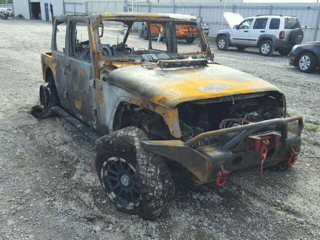 1J8GA69148L580723 - 2008 JEEP WRANGLER U BURN photo 1