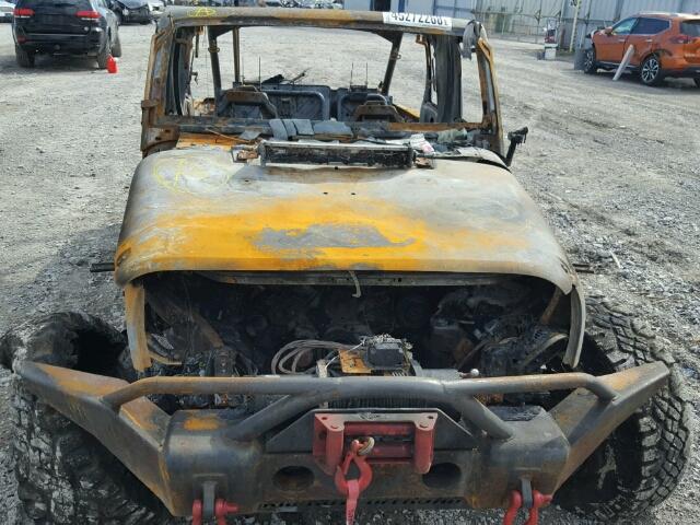 1J8GA69148L580723 - 2008 JEEP WRANGLER U BURN photo 10