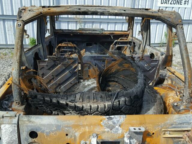 1J8GA69148L580723 - 2008 JEEP WRANGLER U BURN photo 9