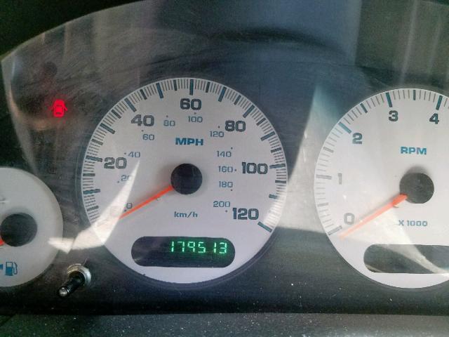 1B4GP45G41B115162 - 2001 DODGE CARAVAN SP BLUE photo 8