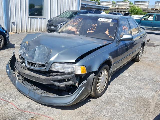 JH4KA7670PC011364 - 1993 ACURA LEGEND LS BLUE photo 2