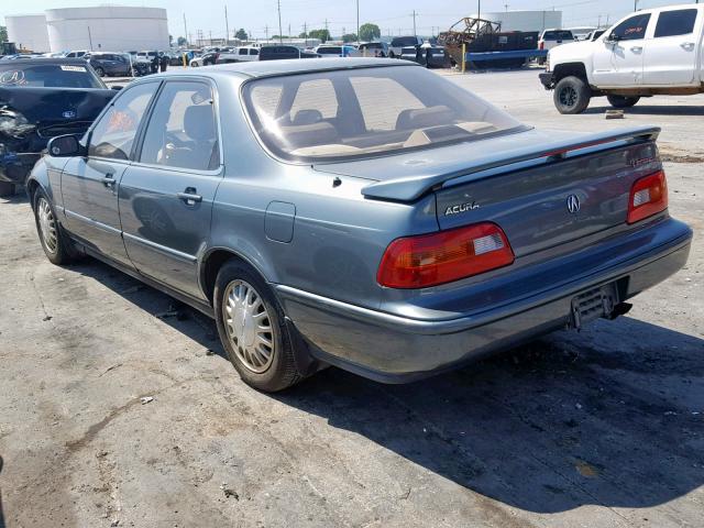 JH4KA7670PC011364 - 1993 ACURA LEGEND LS BLUE photo 3