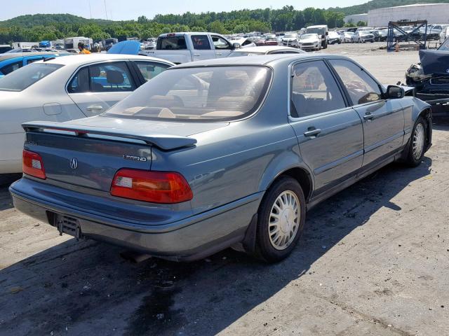 JH4KA7670PC011364 - 1993 ACURA LEGEND LS BLUE photo 4