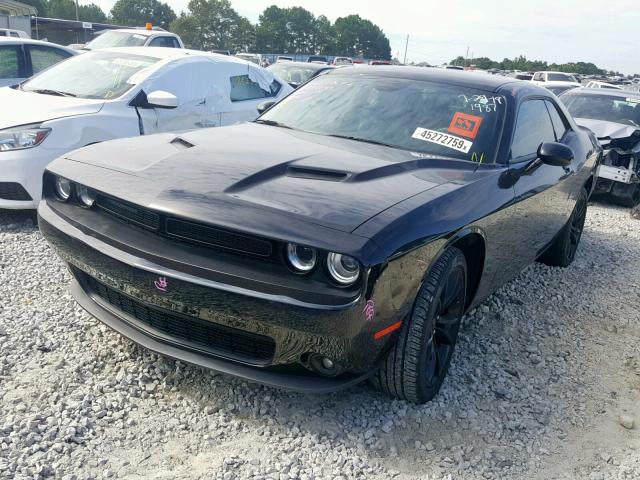 2C3CDZAGXJH131987 - 2018 DODGE CHALLENGER BLACK photo 2