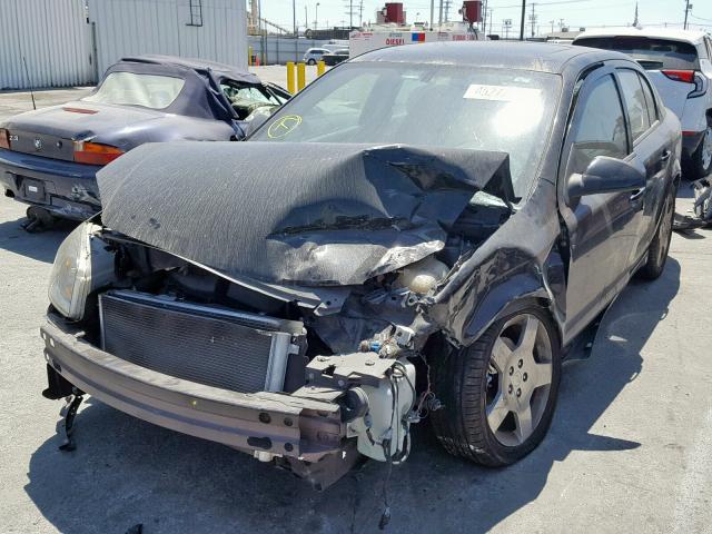 1G1AF5F5XA7224493 - 2010 CHEVROLET COBALT 2LT BLACK photo 2