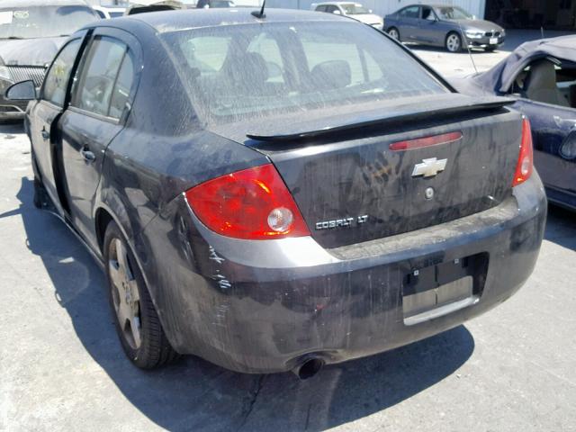 1G1AF5F5XA7224493 - 2010 CHEVROLET COBALT 2LT BLACK photo 3