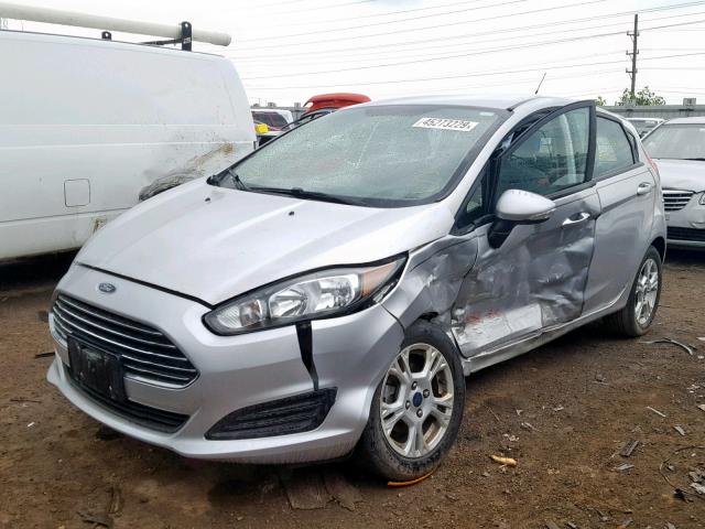 3FADP4EJ3GM142653 - 2016 FORD FIESTA SE SILVER photo 2