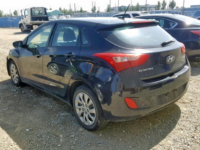 KMHD25LH7FU236006 - 2015 HYUNDAI ELANTRA GT BLACK photo 3