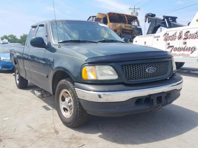 1FTZX17221NB75600 - 2001 FORD F150 GREEN photo 1