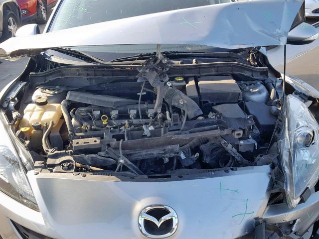 JM1BL1H53A1187526 - 2010 MAZDA 3 S SILVER photo 7