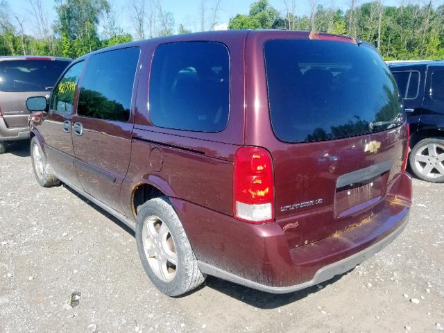 1GNDV23188D105819 - 2008 CHEVROLET UPLANDER L RED photo 3