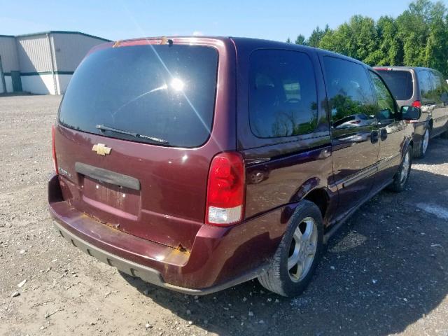 1GNDV23188D105819 - 2008 CHEVROLET UPLANDER L RED photo 4