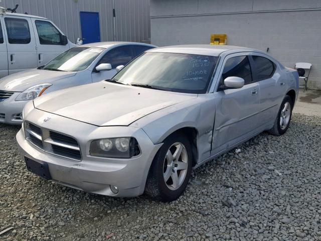 2B3CA3CV2AH187520 - 2010 DODGE CHARGER SX SILVER photo 2